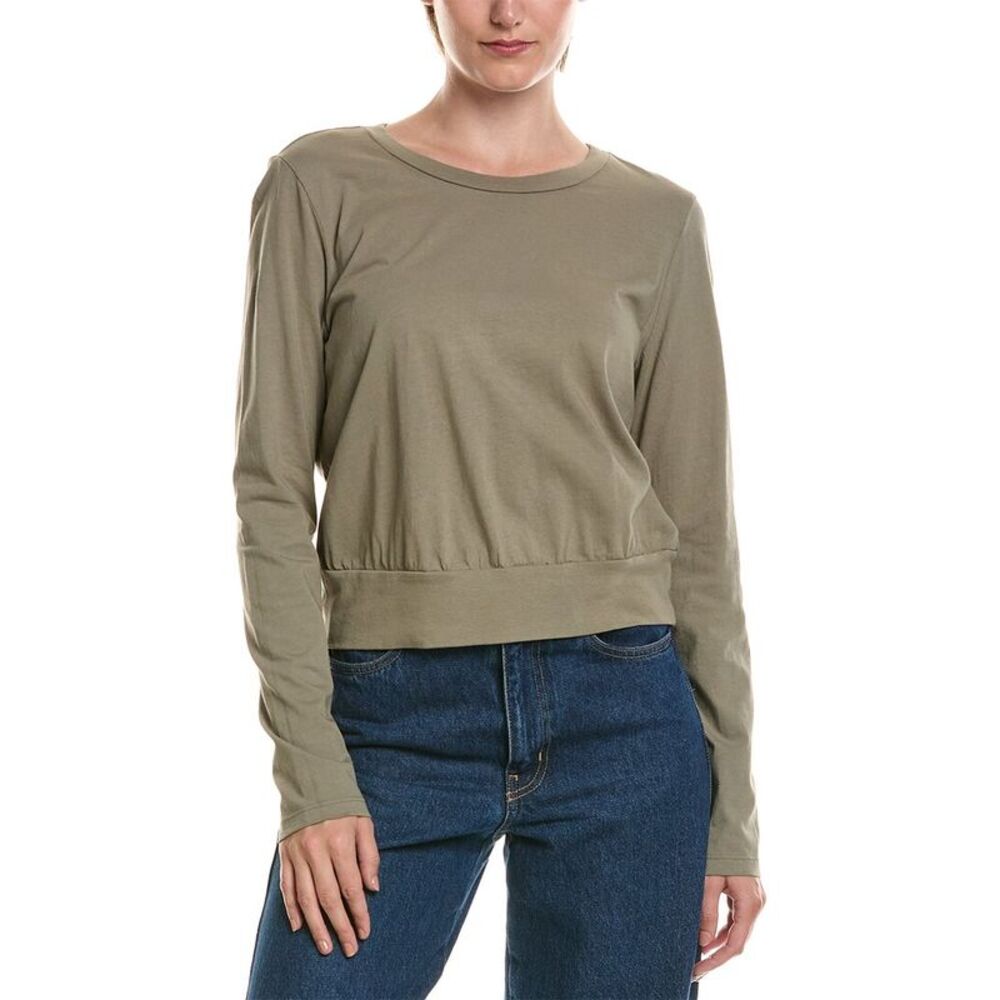 Michael Stars Womens Yuri Crop T-Shirt